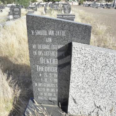 RICHTER Ockert Theodoris 1948-1988