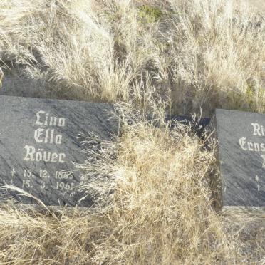 RÖVER Richard Ernst Gustav 1890-1961 &amp; Lina Ella 1885-1961