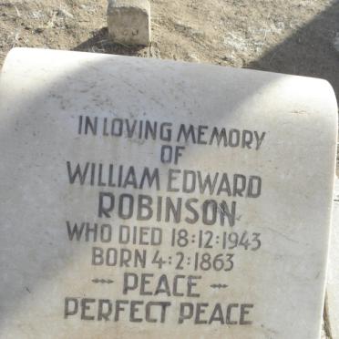 ROBINSON William Edward 1863-1943