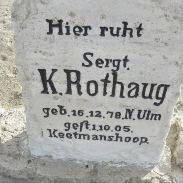 ROTHAUG K. 1878-1905