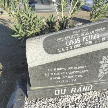 RAND Lukas Petrus, du 1962-1979