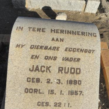 RUDD Jack 1890-1957
