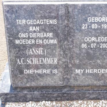 SCHLEMMER A.C. 1933-2001