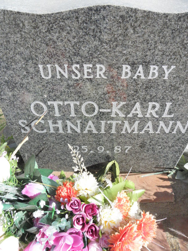 SCHNAITMANN Otto-Karl -1987