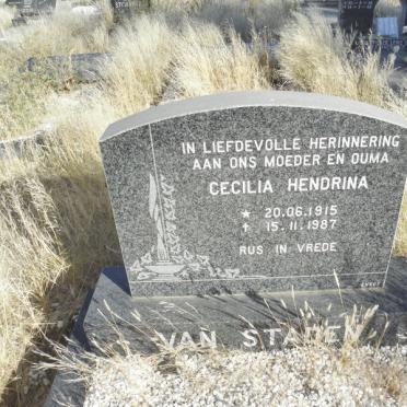 STADEN Cecilia Hendrina, van 1915-1987