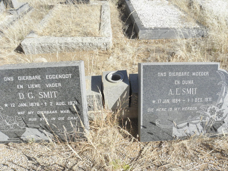 SMIT D.G. 1876-1931 &amp; A.E. 1894-1971