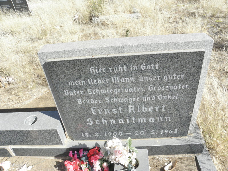 SCHNAITMANN Ernst Albert 1900-1968