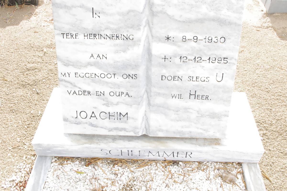 SCHLEMMER Joachim 1930-1995