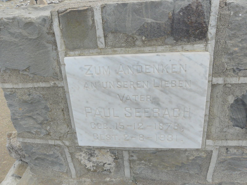 SEEBACH Paul 1878-1931