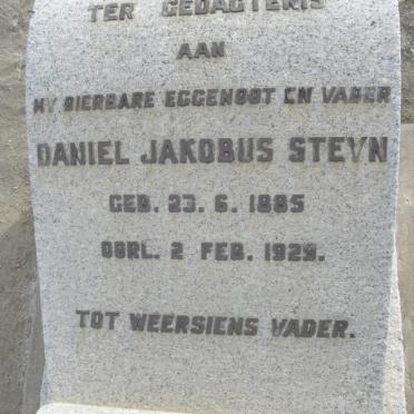 STEYN Daniel Jakobus 1885-1929
