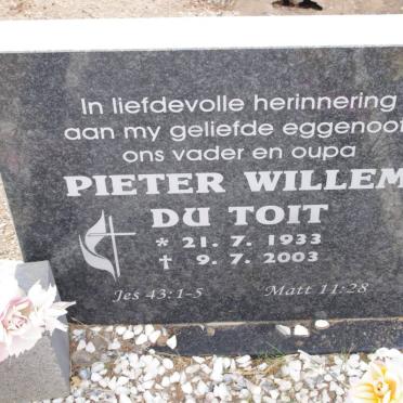 TOIT Pieter Willem, du 1933-2003