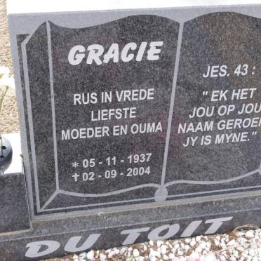 TOIT Gracie, du 1937-2004