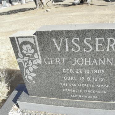 VISSER Gert Johannes 1905-1973