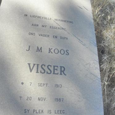 VISSER J.M. 1913-1987