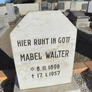 WALTER Mabel 1898-1957