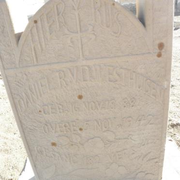 WESTHUIZEN Daniel R., v.d. 1888-1942