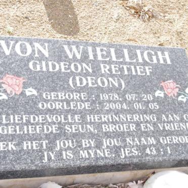 WIELLIGH Gideon Retief, von 1978-2004