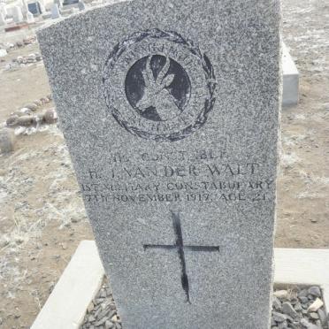 WALT H.A.J., van der -1917