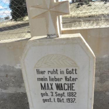 WACHE Max 1882-1937