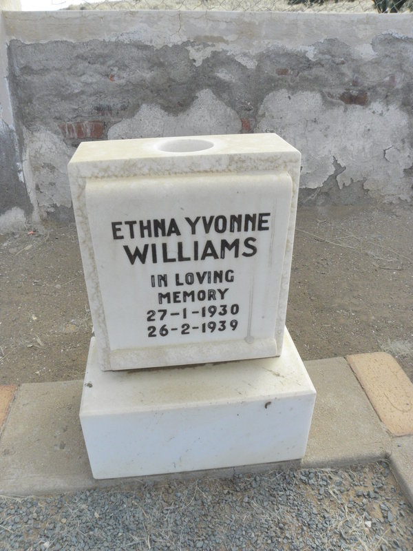 WILLIAM Ethna Yvonne 1930-1939
