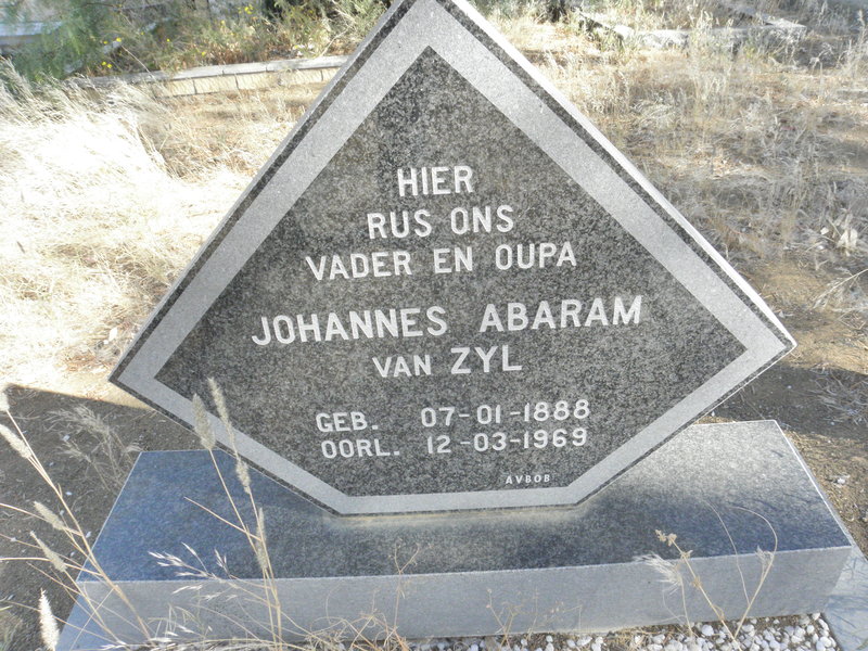 ZYL Johannes Abaram, van 1888-1969