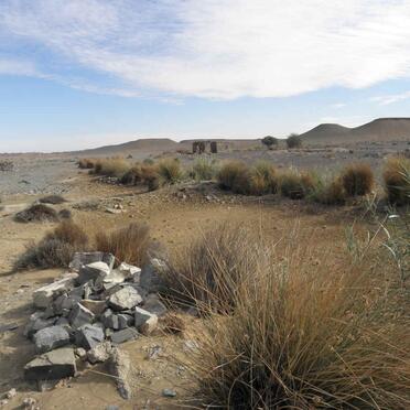 Namibia, KARAS region, Noordoewer, Uhabis, Old military and farm cemetery