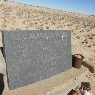 Namibia, KARAS region, Aus, Garub, Roadside memorial on B4