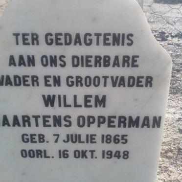 OPPERMAN Willem Maartens 1865-1948