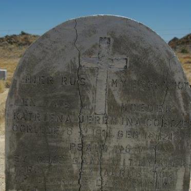 Namibia, KARAS region, Witputz Noord, farm cemetery