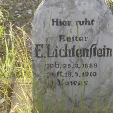 LICHTENSTEIN E.1889-1910