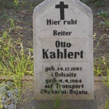 KAHLERT Otto 1882-1904