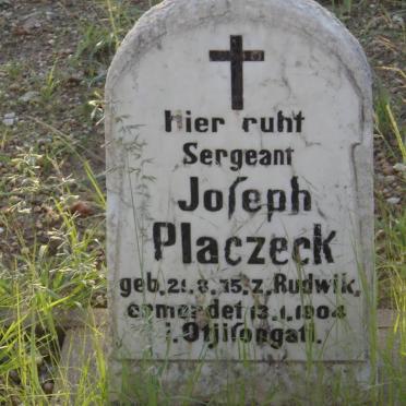 PLACZECK Joseph 1875-1904