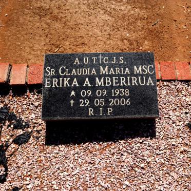 MBERIRUA Erika A. 1938-2006