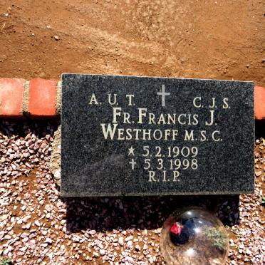 WESTHOFF Francis J. 1909-1998