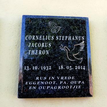 THERON Cornelius Stephanus Jacobus 1932-2014