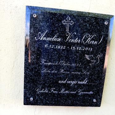 VENTER Anneliese nee KERN 1932-2013