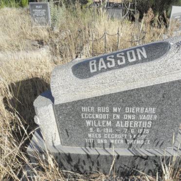 BASSON Willem Albertus 1911-1975