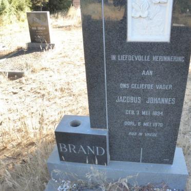 BRAND Jacobus Johannes 1894-1970