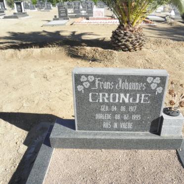 CRONJE Frans Johannes 1917-1995