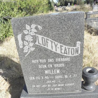 EATON Willem, Lofty 1945-1977