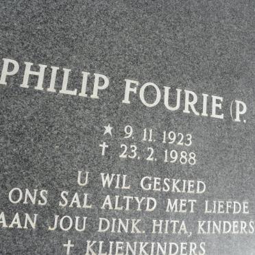 FOURIE P.J. 1923-1988