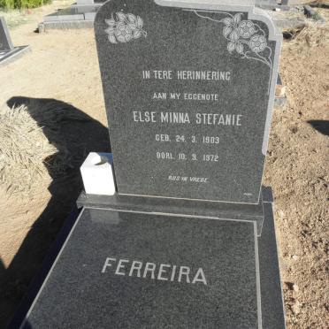 FERREIRA Else Minna Stefanie 1903-1972
