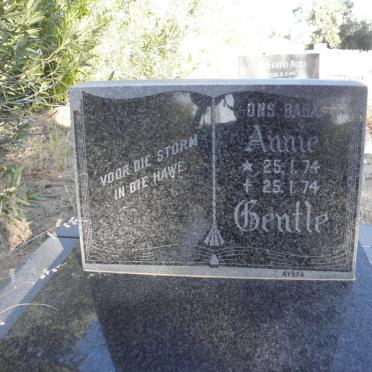 GENTLE Annie 1974-1974