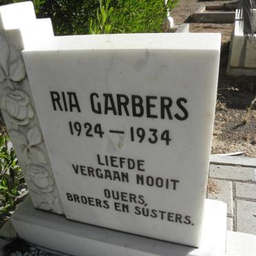 GARBERS Ria 1924-1934