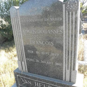HEERDEN Alwyn Johannes Francois, van 1879-1961