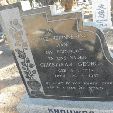 KNOUWDS Christiaan George 1895-1957