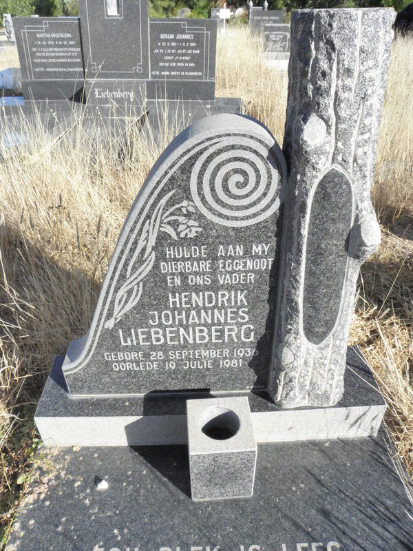 LIEBENBERG Hendrik Johannes 1936-1981