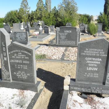 LOUW Jacobus 1918-1990 &amp; Gertruida Johanna 1936-2002