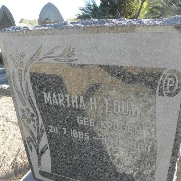 LOUW Martha H. nee KRUGER 1885-1960