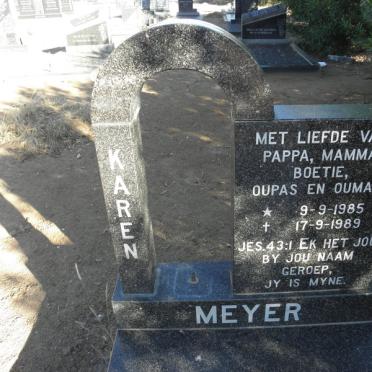 MEYER Karen 1985-1989